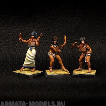 egypt03 armed egyptian girls( 3 models)