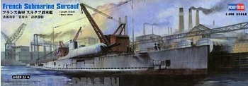 83522 Подводная лодка French Surcouf Submarine Cruiser