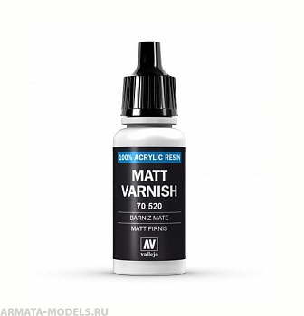 V-70520 Лак универсальный матовый серии Model и Game б.17мл