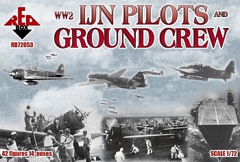 RB72053 Фигуры WWII IJN pilots and ground crew