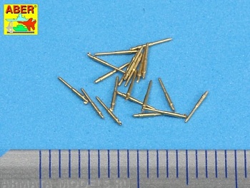 ABR-1:350-L-25  Дополнения для  Set of 20 pcs 28 mm (1,1in) L/75Mk.1 barrels for US Navy ships для  1/350