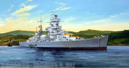 05317 Крейсер Адмирал Хиппер 1941 г.  Trumpeter