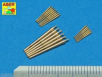 ABR-1:700-L-32  Дополнения для  Set of Barrels for Admiral Graf Spee class battleships 280mm x 6; 150mm x 8; 105mm x 6  для  1/700