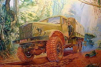 Rod804 Советский грузовик КрАЗ-214B