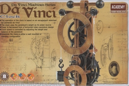 18150 Часы  Da Vinci Clock Academy