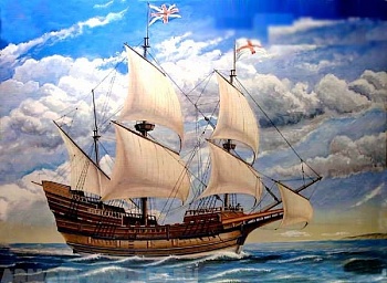 01201 Парусник  Майфлауэр