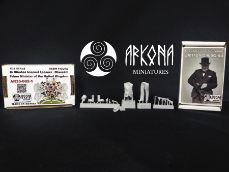 AR35-002-1 Уинстон Черчилль Arkona Miniatures