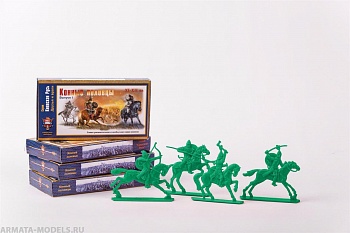 WAB002Green Набор фигур Конные половцы (зеленый)