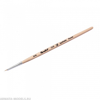 ЖС1-00,50Б Кисть Roubloff серии 1210 № 00 рыжая мягкая синтетика круглая
