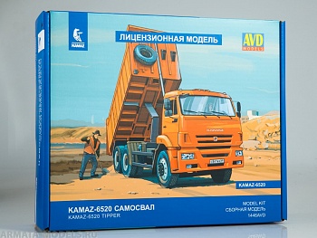 1446AVD Сборная модель КАМАЗ-6520 самосвал
