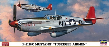 01957 Самолёт P-51B/C Mustang Tuskegee Airmen Limited Edition