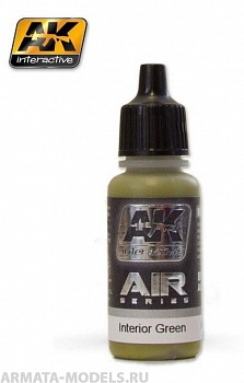 AK-2303 Краска акриловая INTERIOR GREEN