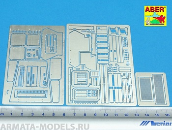 ABR-35-A77  Дополнения для  Engine upper deck for Heavy Armoured Car Sd.Kfz. 234 для Italieri 1/35