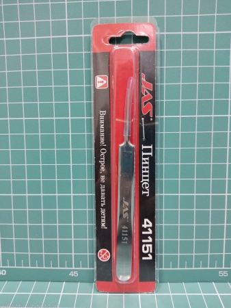 41151J Пинцет прямой, 118 мм