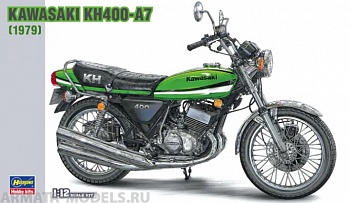 21506 Мотоцикл KAWASAKI KH400-A7 (HASEGAWA) 1/12