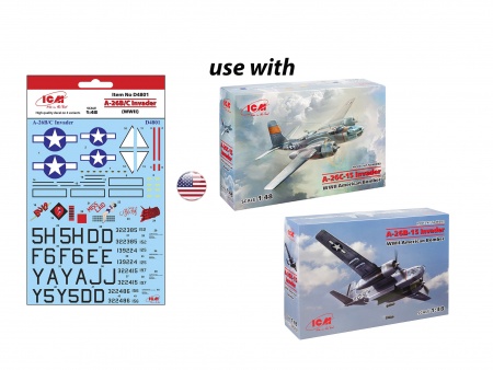 D4801 Декаль A-26B/C Инвайдер (II MB)