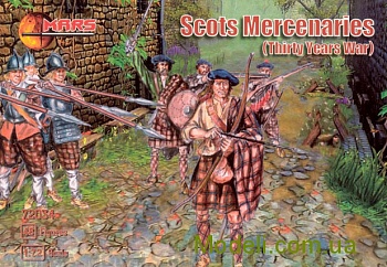 72034MR Фигуры Scots Mercenaries (Thirty Years War) 1/72 Mars