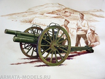 UMmt623 Русская пушка  Трехдюймовка без щита 1/35