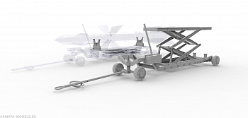 48018-1TMP Кран-тележка, 1/48. ( Не для свободной продажи )