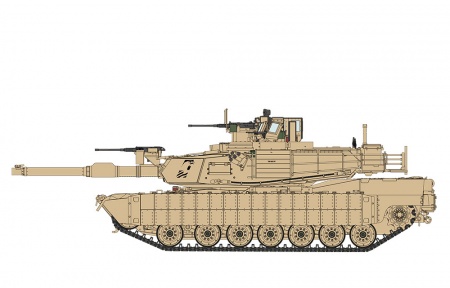 TS-026 U.S. MAIN BATTLE TANK M1A2 SEP ABRAMS TUSK I/TUSK II Meng