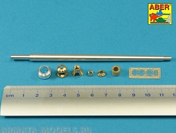 ABR-35-L-125  Дополнения для  Barrel for German 8,8cm Kw.K 43 (L/71) gun used on VK4502 (P) & Tiger B Porsche-Turm  для Hobby Boss, Dragon 1/35