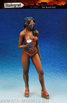 3702STAL The Beach Girl