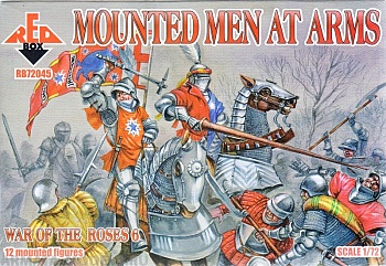 RB72045 Фигуры War of the Roses 6. Mounted Men at Arms