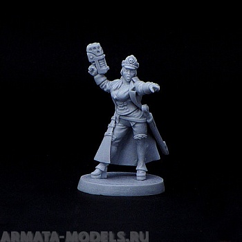 BV-ag-23 Игровая миниатюра  commissar Elizabeth Raven комиссар Элизабет Рейвен