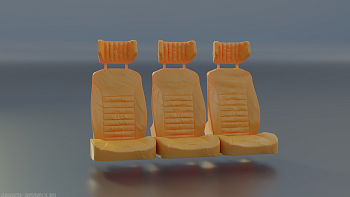 AM3632 Кресла для Тайфун-К набор 3 шт., 1/35  Тайфун-К) 