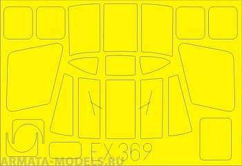 EX369ED  Окрасочная маска Wessex HAS Mk.3 1/48
