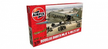 A09008 Самолет Douglas Dakota MkIII With Willys Jeep