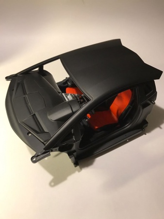 Lamborghini Aventador Nero Nemesis (Полуматовый черный)