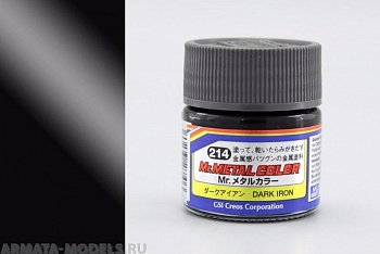 MC214 Краска художественная т.м. MR. HOBBY 10 мл Dark Iron